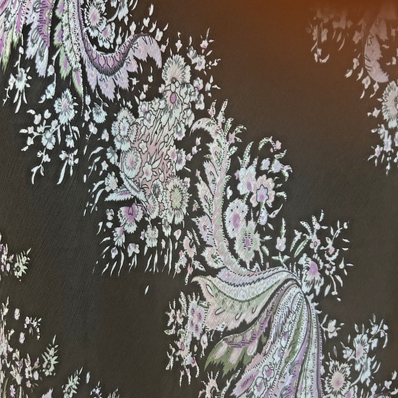 Vintage Y2K Dressbarn Womens Maxi Skirt Black Multicolor Sz 18W Whimsical Fairy - Picture 3 of 9